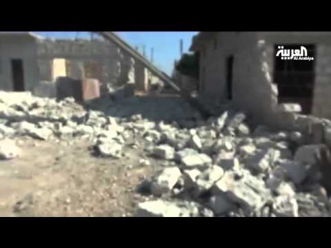 بالفيديو الطيران ينفذ غارات على مواقع لـداعش في حلب