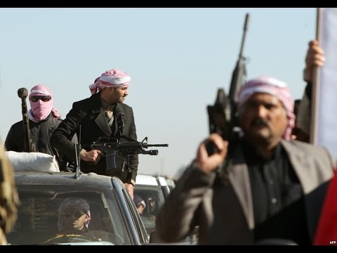 شاهد أبناء العشائر تقتل قياديين من داعش في البغدادي