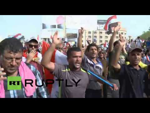 شاهد بغداد تشهد تظاهرات جديدة ضد الفساد